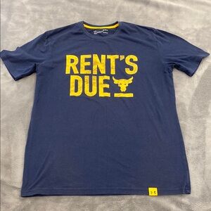 Under Armour Blue and Yellow Short Sleeve Tees